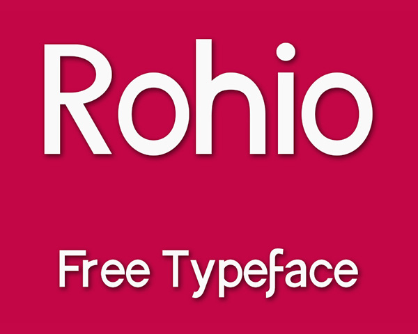 ROHIO Free Typeface